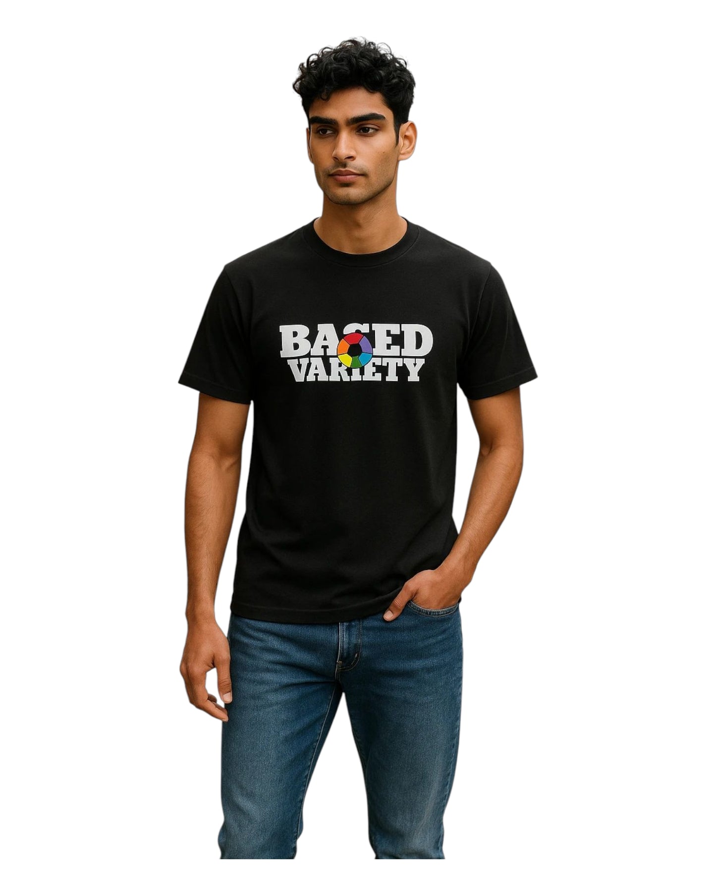 Unisex Rainbow Casual T-Shirt