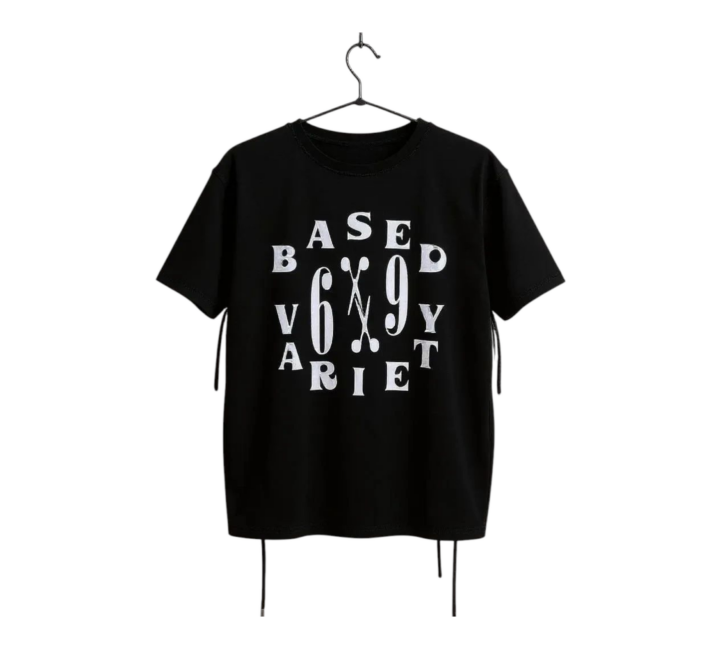 69 Scissors Distressed Casual T-Shirt